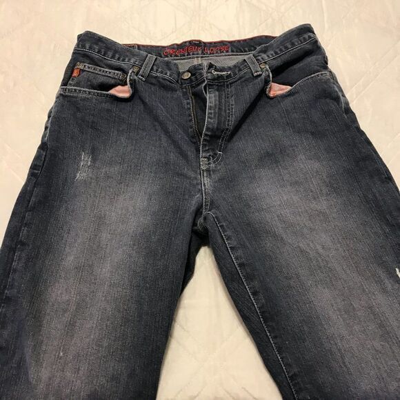 Cremieux‎ distressed loose blue jeans 34X28 - Picture 4 of 9